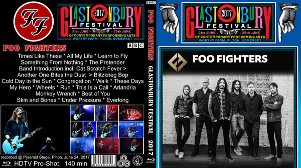 Foo Fighters – Glastonbury Festival 2017 (2017, NTSC / Code Free,  Blu-ray-R) - Discogs