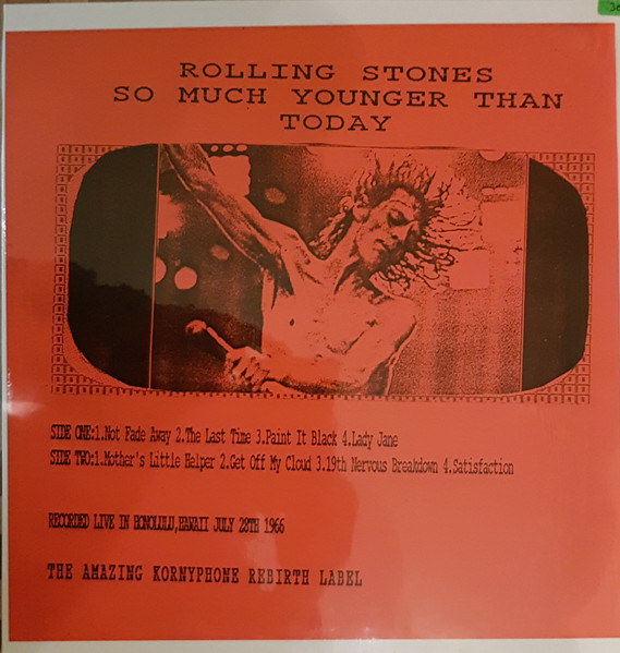 The Rolling Stones – So Much Younger Than Today (1989, Vinyl 