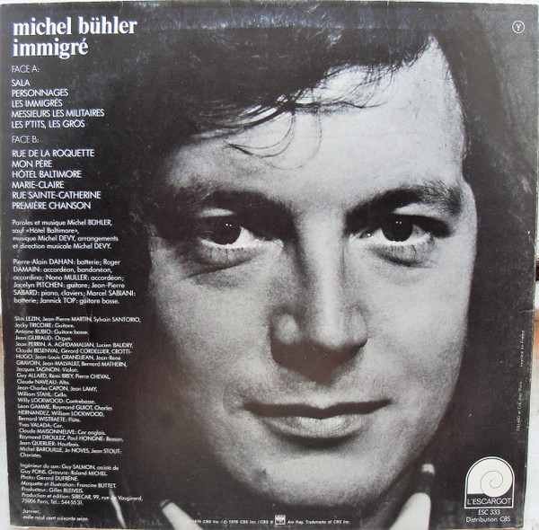 last ned album Michel Bühler - Immigré