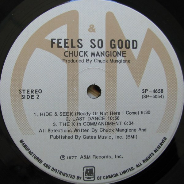 Chuck Mangione - Feels So Good | A&M Records (SP-4658) - 4