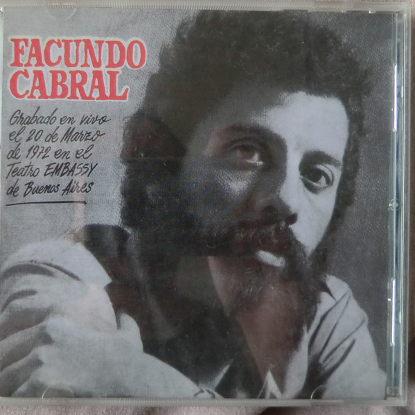 last ned album Facundo Cabral - Grabado En Vivo El 20 De Marzo De 1972 En El Teatro Embassy De Buenos Aires