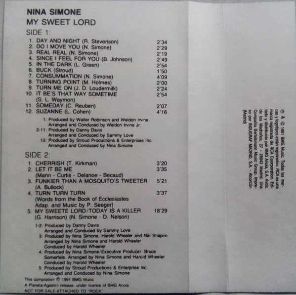 télécharger l'album Nina Simone - My Sweet Lord