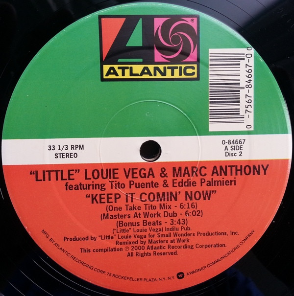 ladda ner album Little Louie Vega & Marc Anthony - Ride On The Rhythm Keep It Comin Now