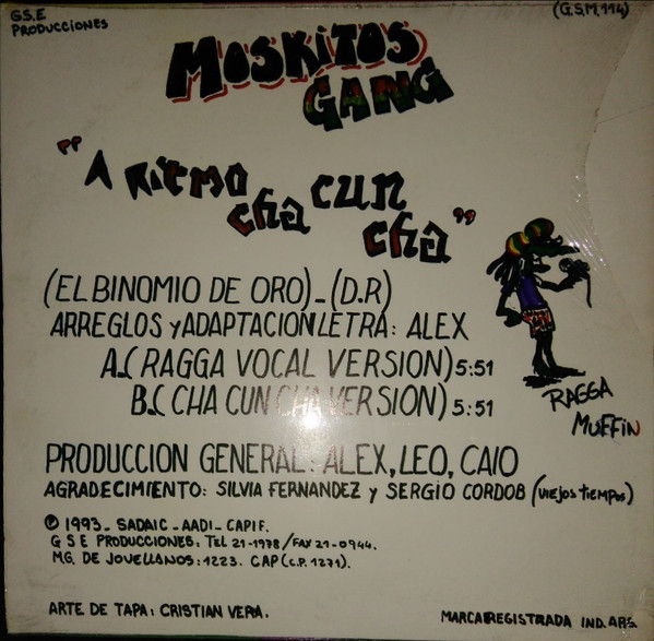 Moskitos Gang A Ritmo Cha Cun Cha 1993 Vinyl Discogs