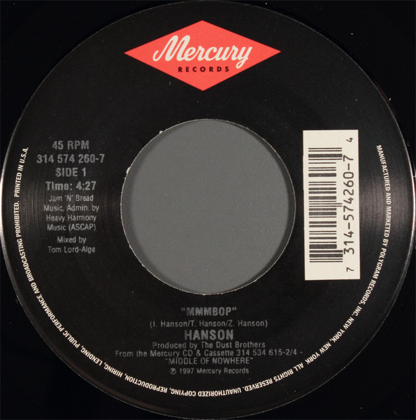 Hanson – MmmBop (1997, Vinyl) - Discogs