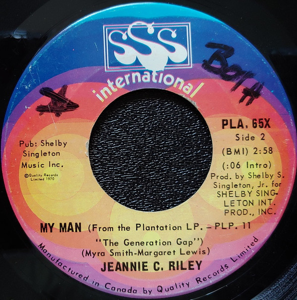 last ned album Jeannie C Riley - The Generation Gap My Man