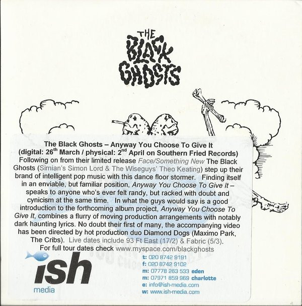 descargar álbum The Black Ghosts - Anyway You Choose To Give It