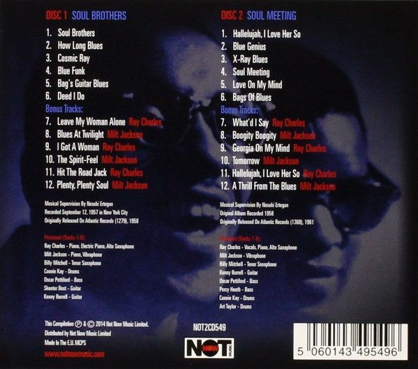 descargar álbum Ray Charles & Milt Jackson - Soul Brothers Meeting