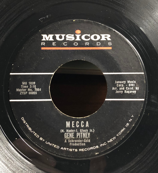 Gene Pitney Mecca Teardrop By Teardrop Releases Discogs