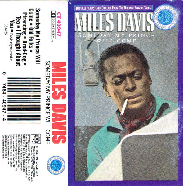 Miles Davis – Someday My Prince Will Come (1990, Cassette) - Discogs