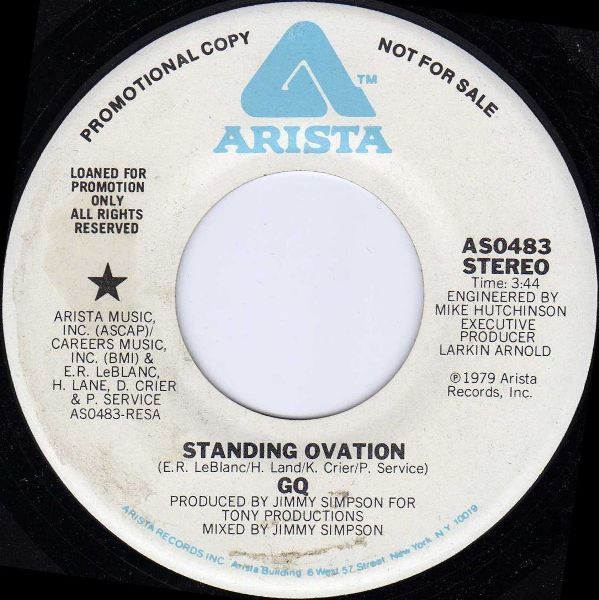 GQ – Standing Ovation (1979, Vinyl) - Discogs