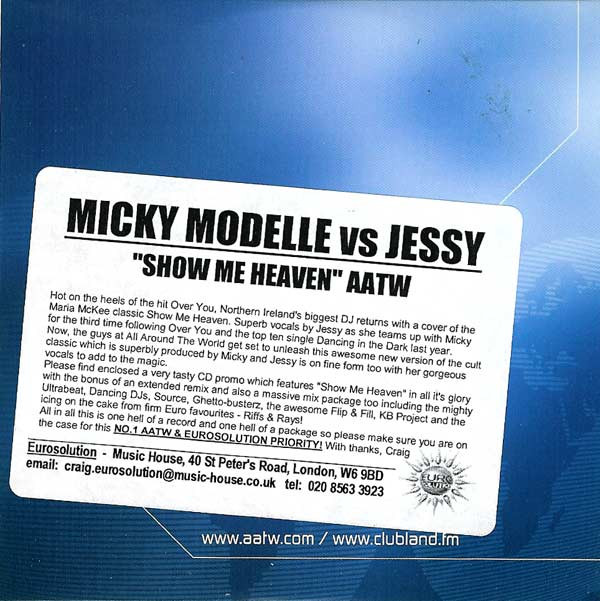 télécharger l'album Micky Modelle vs Jessy - Show Me Heaven