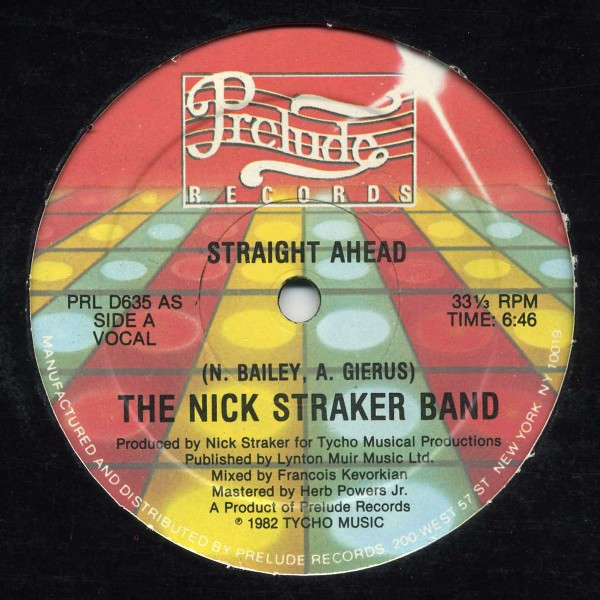 last ned album The Nick Straker Band - Straight Ahead