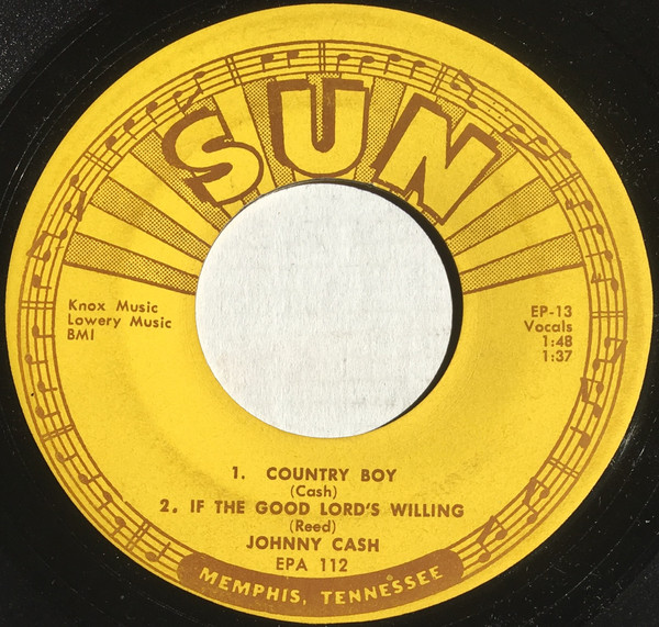 Johnny Cash – Country Boy (1958, Vinyl) - Discogs