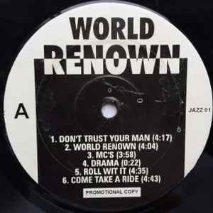 World Renown – Unaltd (Vinyl) - Discogs