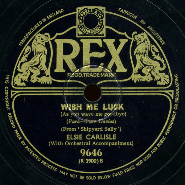 télécharger l'album Elsie Carlisle - Kiss Me Good Night Sergeant Major Wish Me Luck