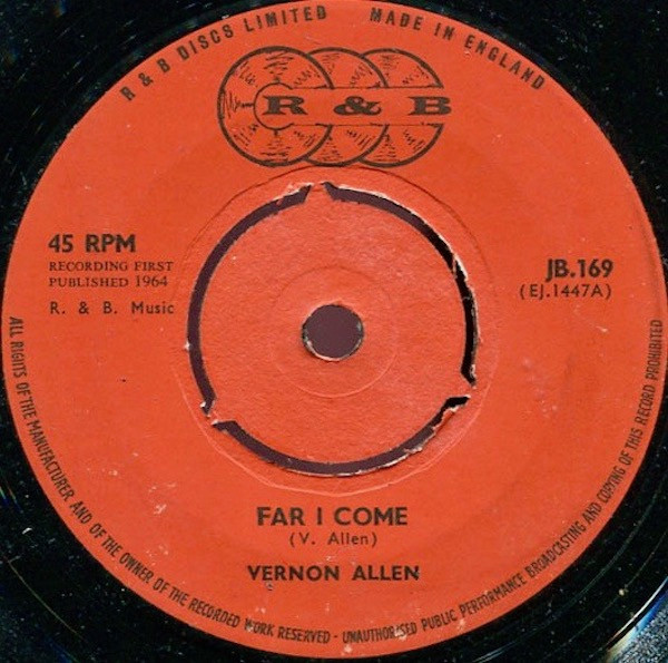 Vernon Allen – Far I Come / Babylon (1964, Vinyl) - Discogs