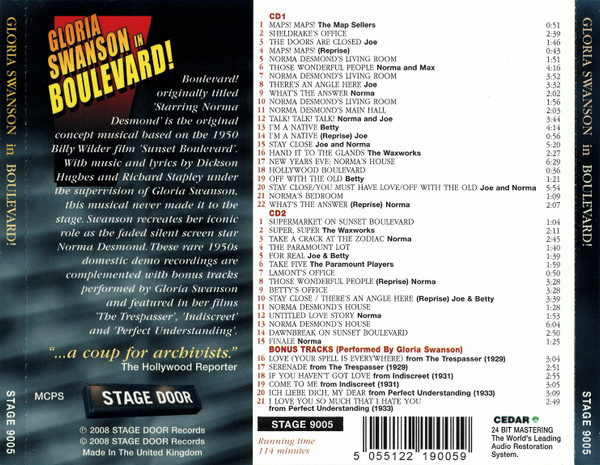 Album herunterladen Gloria Swanson - In Boulevard