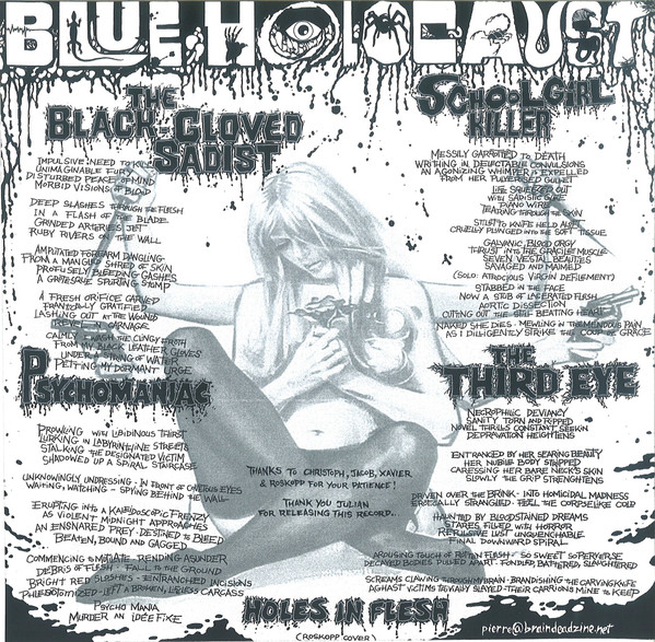 Album herunterladen Blue Holocaust Roskopp - The Black Gloved Sadist Roskopp