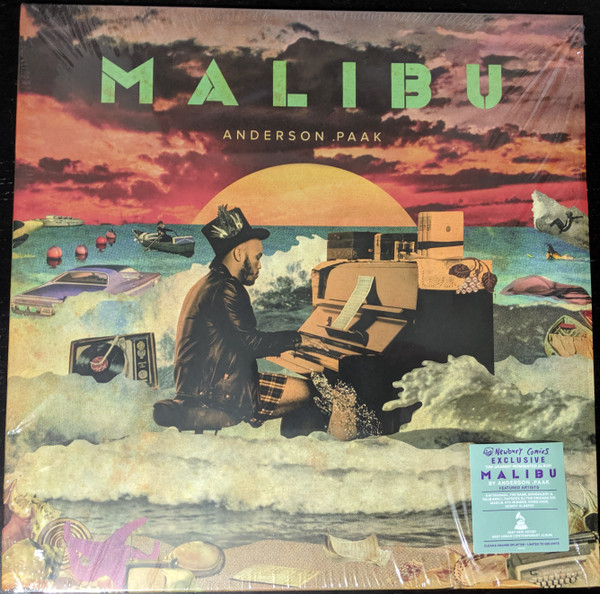 Anderson .Paak – Malibu (2019, Clear & Orange Splatter, Vinyl 