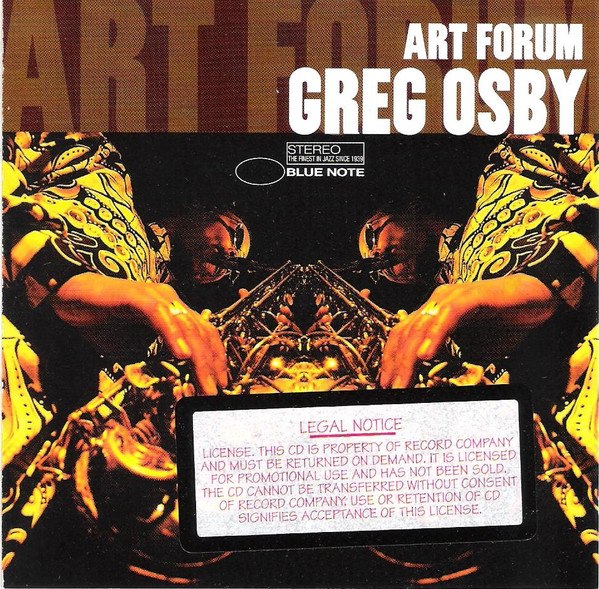 Greg Osby - Blue Note Records - saadplast.com.tr