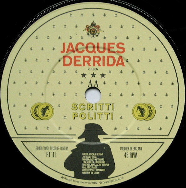 last ned album Scritti Politti - Asylums In Jerusalem Jacques Derrida