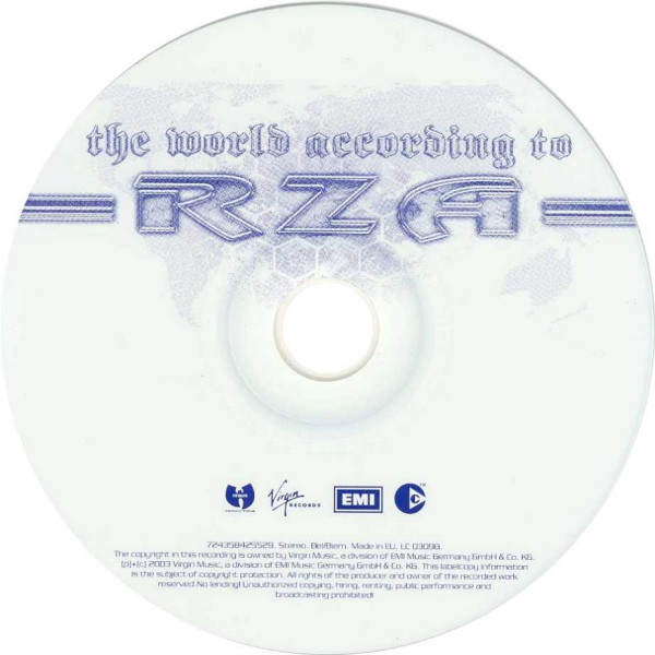 ladda ner album RZA - The World According To RZA