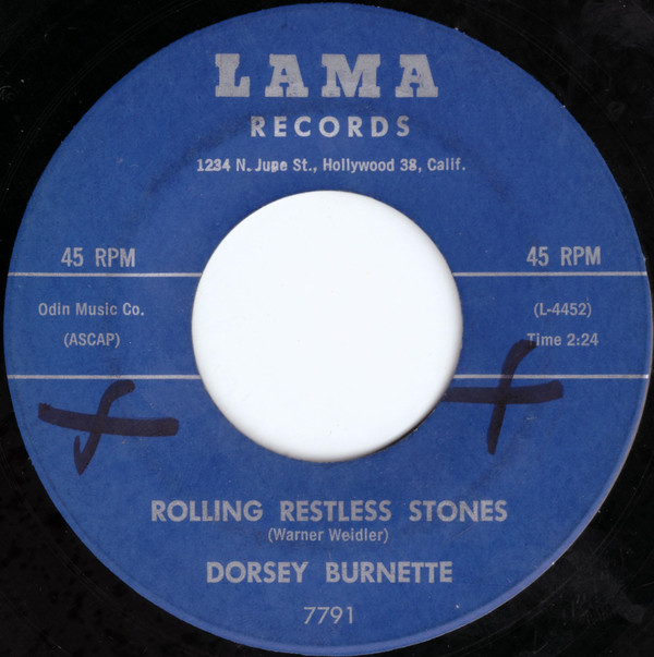 ladda ner album Dorsey Burnette - Rolling Restless Stones Back to Nature