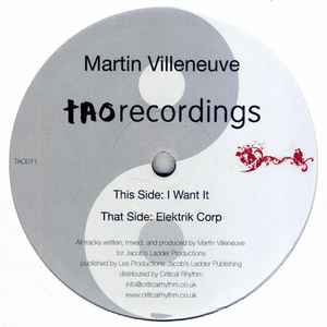 Martin Villeneuve - I Want It / Elektrik Corp album cover