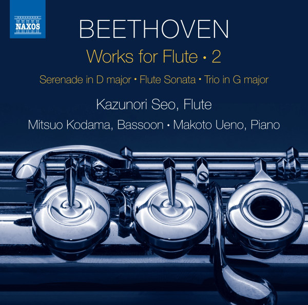 télécharger l'album Beethoven, Kazunori Seo, Mitsuo Kodama, Makoto Ueno - Works for Flute 2