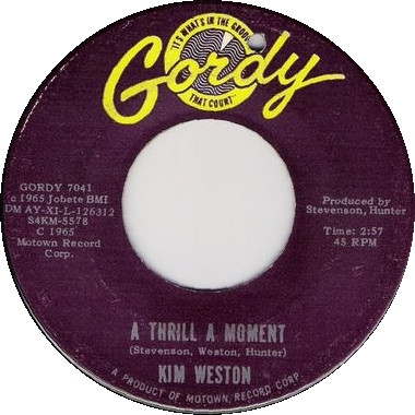 Kim Weston – A Thrill A Moment (1965, Vinyl) - Discogs