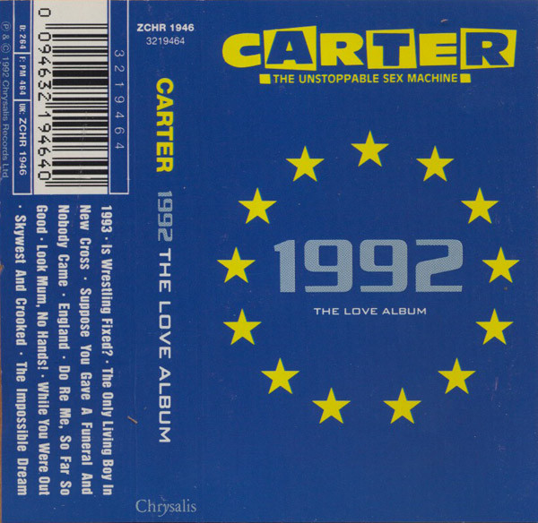 Carter The Unstoppable Sex Machine – 1992 The Love Album (2012, CD