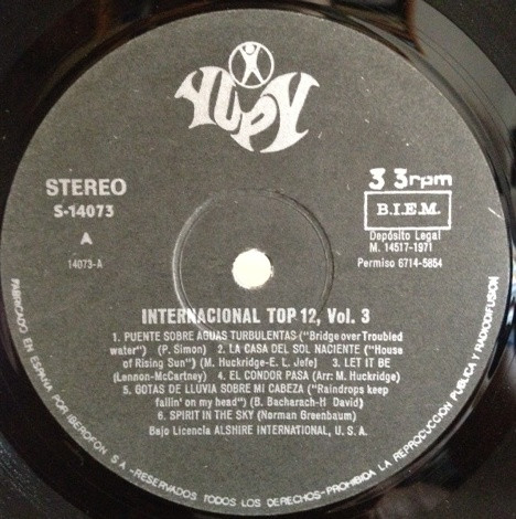 last ned album Various - Internacional Top 12 Vol3