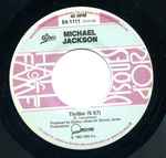 Cover of Thriller / Beat It, 1982, Vinyl