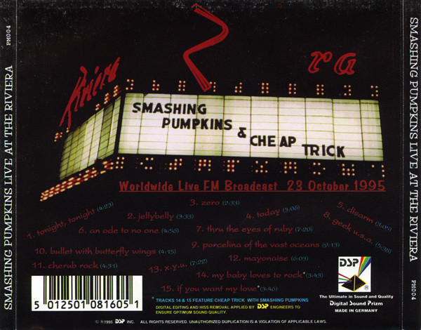 The Smashing Pumpkins – Rock The Riviera Live Radio Broadcast (2022, Vinyl)  - Discogs