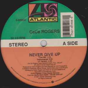 Ce Ce Rogers - Never Give Up album cover