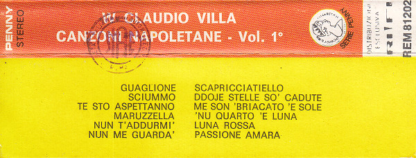 descargar álbum Claudio Villa - W Claudio Villa Canzoni Napoletane Vol 1