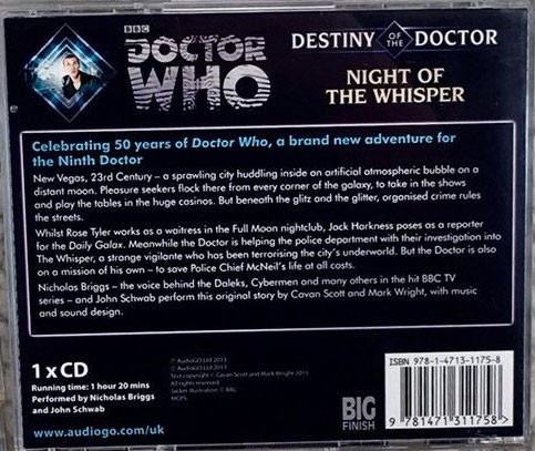 last ned album Nicholas Briggs And John Schwab - Doctor Who Destiny Of The Doctor 9 Night Of The Whisper