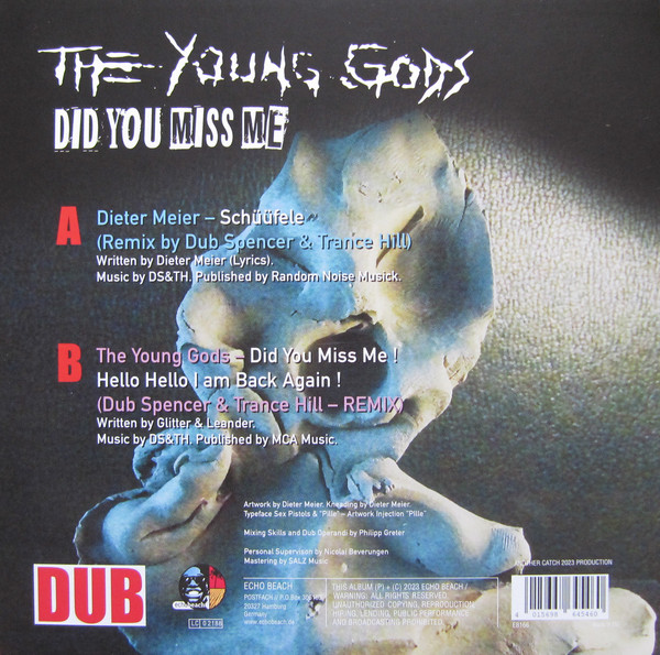 Dieter Meier / The Young Gods - Schüüfele / Did You Miss Me (Dub Spencer & Trance Hill Remixes) | Echo Beach (EB166) - 2