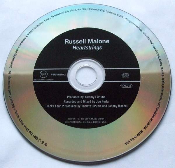 Russell Malone – Heartstrings (2001, CD) - Discogs