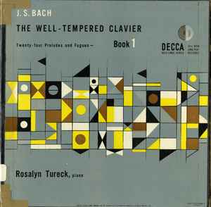 Johann Sebastian Bach - The Well-Tempered Clavier - Book 1 album cover