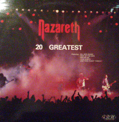Обложка конверта виниловой пластинки Nazareth (2) - 20 Greatest