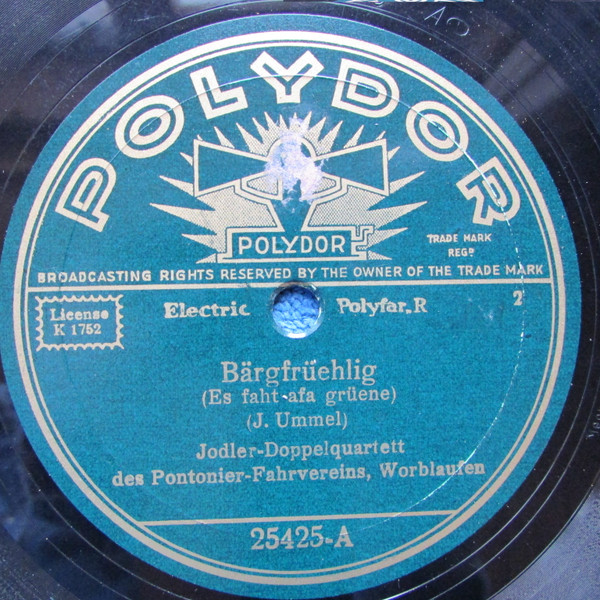 descargar álbum JodlerDoppelquartett Des PontonierFahrvereins Worblaufen - Bärgfrüehlig