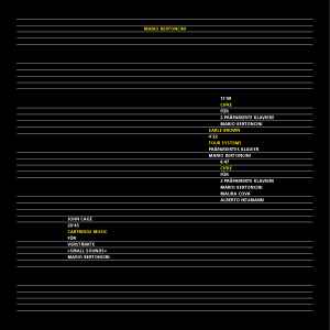 Mario Bertoncini - Cifre · Four Systems · Cartridge Music album cover