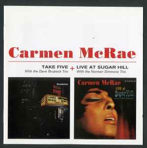 Carmen McRae - Take Five/ Live at Sugar Hill album cover
