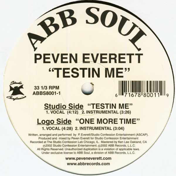 Peven Everett – Testin Me (2002, Vinyl) - Discogs