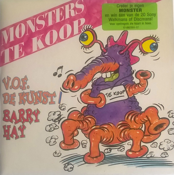Aanklager jury Naar de waarheid V.O.F. De Kunst, Barry Hay – Monsters Te Koop (1995, CD) - Discogs