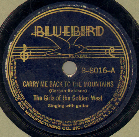 ladda ner album The Girls Of The Golden West Four Pickled Peppers - Carry Me Back To The Mountains Jolly Group Of Cowboys