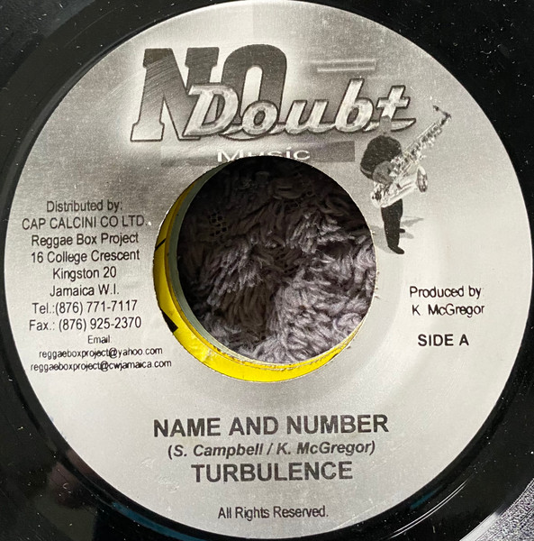 Turbulence – Name And Number (2006, Vinyl) - Discogs