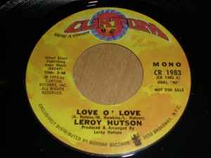 Leroy Hutson - Love O' Love album cover